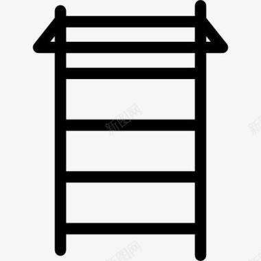 体操运动员楼梯图标图标