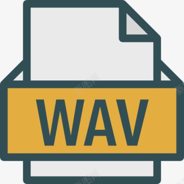 WAV扩展WAV图标图标