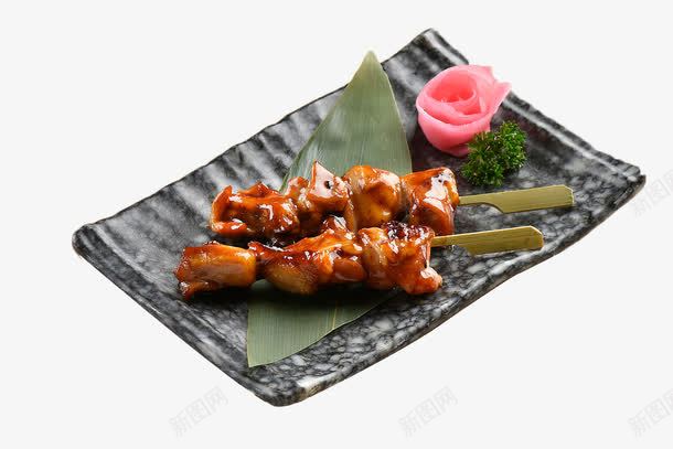 烤鸡肉串png免抠素材_88icon https://88icon.com 料理 烤串 食物 鸡肉