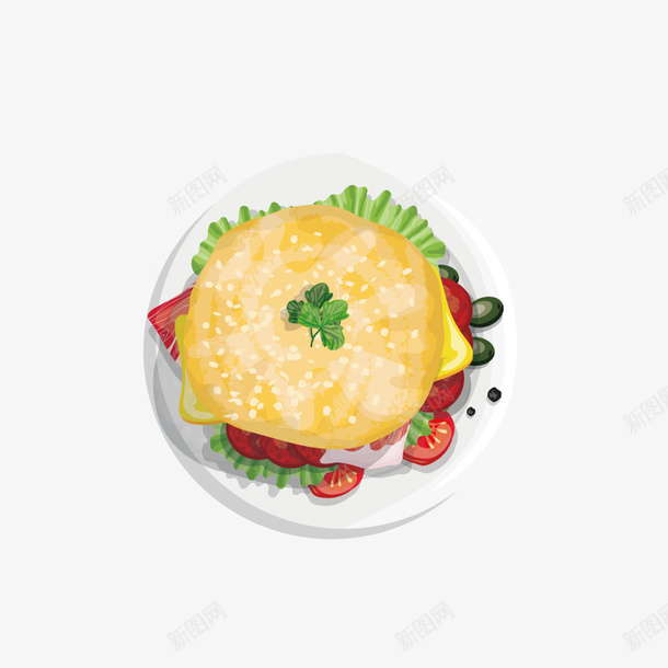 卡通手绘健康的美食png免抠素材_88icon https://88icon.com 健康 创意 动漫动画 卡通手绘 绿色的美食 食物