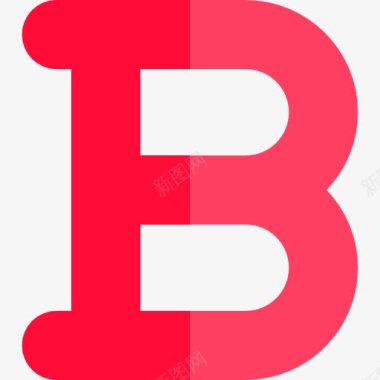 矢量B字母logo标志大胆的图标图标