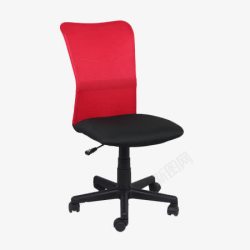 红色电脑椅素材