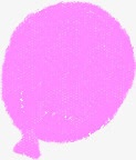 粉色可爱手绘气球创意素材