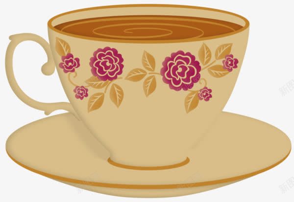 手绘花朵图案咖啡杯png免抠素材_88icon https://88icon.com 卡通咖啡杯 咖啡杯免抠 咖啡杯免抠图片 手绘咖啡杯 花朵图案咖啡杯