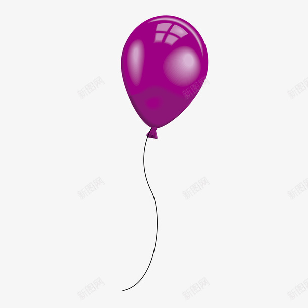 卡通气球矢量图eps免抠素材_88icon https://88icon.com PNG图 PNG图下载 创意卡通 卡通 卡通插图 情人节 插图 气球 紫色气球 矢量图