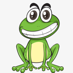呲牙的青蛙素材
