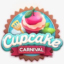 cupcake巧克力卡通标签素材