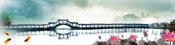 背景风景图jpg设计背景_88icon https://88icon.com 卡通 卡通树屋 树屋 桥 背景 荷花