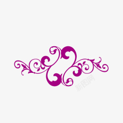 花纹底纹紫色装饰中国风矢量图素材