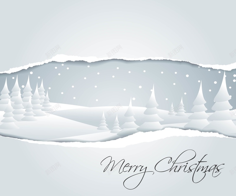 矢量白色雪景圣诞节背景ai设计背景_88icon https://88icon.com 创意 圣诞树 圣诞节 撕纸效果 海报 白色 矢量 背景 雪景 矢量图