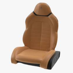 棕色舒适汽车座椅素材