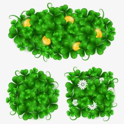 四叶草圣帕特里克矢量图素材