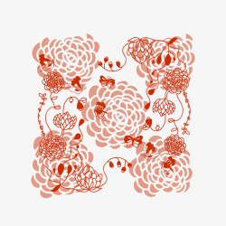 欧式花纹底纹矢量图素材