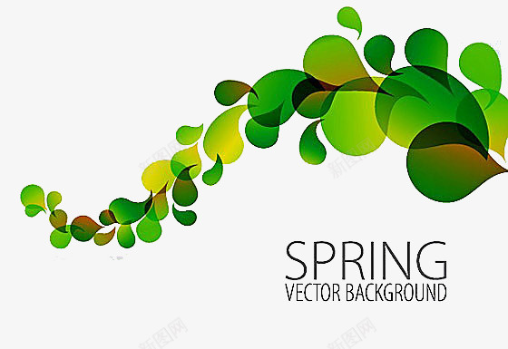 春天的生机绿色叶子png免抠素材_88icon https://88icon.com 叶子 插图 春天 植物 绿色的