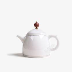 瓷茶壶韵然坊象牙玉瓷茶壶高清图片