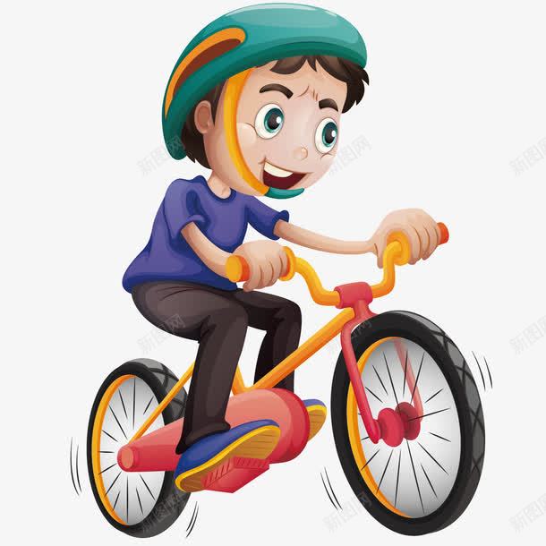 骑单车男孩png免抠素材_88icon https://88icon.com 单车 头盔 男孩 运动 骑车