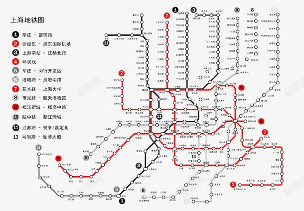 上海地铁交通线路图png免抠素材_88icon https://88icon.com 上海 上海地铁 交通 地铁 城市