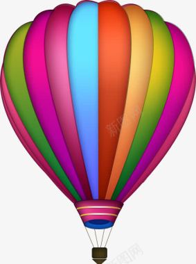 气球玩具气球漂亮的热气球图标图标