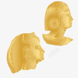 七世拉美西斯二世和埃及艳后高清图片