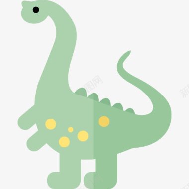 野生黄花Dinosaur图标图标