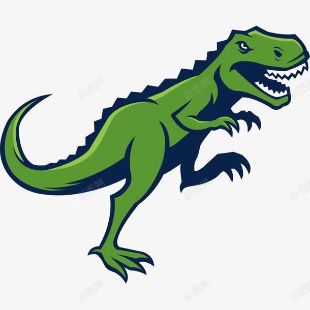 绿色的恐龙png免抠素材_88icon https://88icon.com png图形 png装饰 动物 卡通 恐龙 装饰
