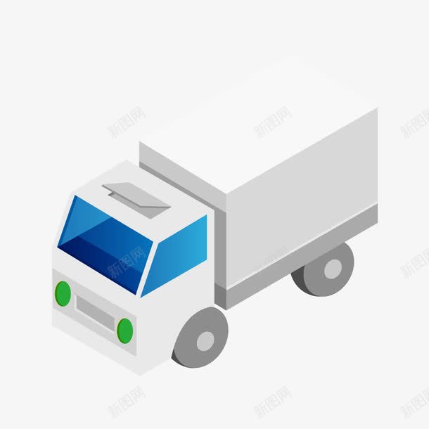 货车矢量图ai免抠素材_88icon https://88icon.com 交通工具 平面设计 货车 车 矢量图