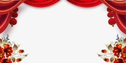 喜庆红色背景素材