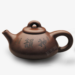 褐色茶壶素材
