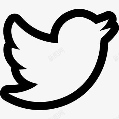 推特鸟标志图标图标