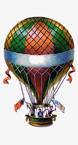 复古热气球png免抠素材_88icon https://88icon.com 卡通 复古 彩色 手绘 插画 热气球