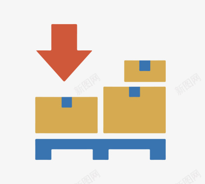 立秋免费下载货物存放元素矢量图图标图标