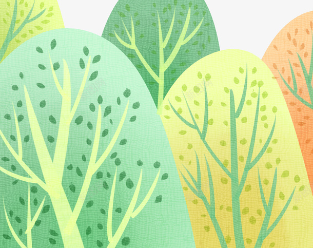 夏日手绘风景茂盛的树林装饰插画png免抠素材_88icon https://88icon.com 夏日 手绘 树林 茂盛 装饰插画 风景 高树