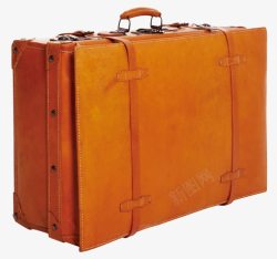 棕色旅行箱棕色皮箱高清图片