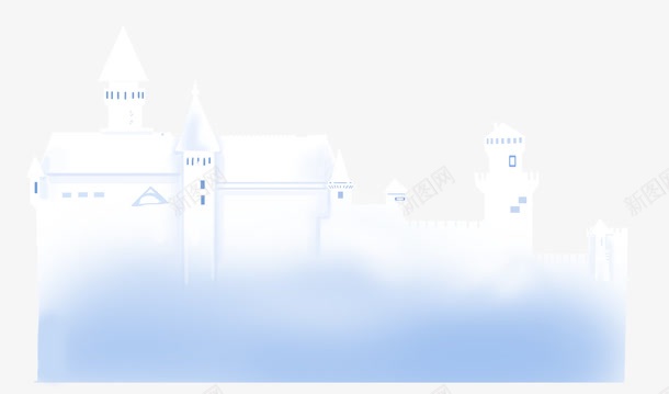 白色卡通漫画风景png免抠素材_88icon https://88icon.com 卡通 漫画 白色 风景