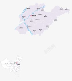 山东省地图中国山东省地图高清图片