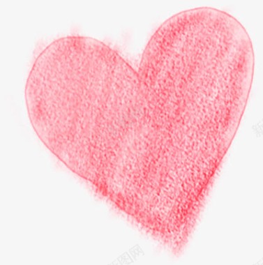 爱心形状粉色可爱爱心图标图标
