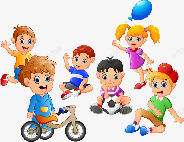 卡通儿童玩耍矢量图ai免抠素材_88icon https://88icon.com 儿童玩耍 卡通 卡通儿童 玩耍 玩耍矢量 矢量儿童 矢量图形 矢量图