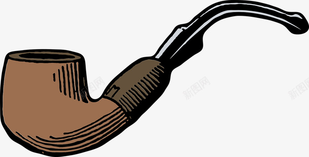 一个复古手绘烟斗矢量图ai免抠素材_88icon https://88icon.com 手绘烟斗 手绘褐色烟斗 灰色烟斗 烟斗 烟斗PNG 矢量图 矢量烟斗 褐色烟斗