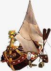 游戏场景创意复古船png免抠素材_88icon https://88icon.com 创意 复古 游戏场景 船 装饰物
