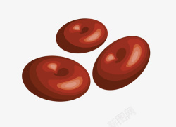 三个细胞血红细胞高清图片