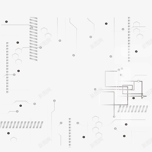 科技线条装饰图案矢量图ai免抠素材_88icon https://88icon.com 矢量科技装饰 科技 科技线条 线条 装饰图案 矢量图