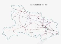 湖北省矢量地图湖北省地图高清图片