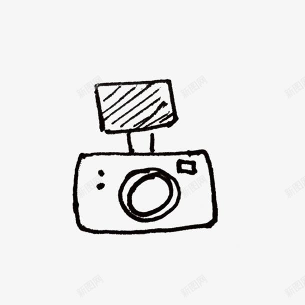 创意合成简笔画风格相机png免抠素材_88icon https://88icon.com 创意 合成 相机 简笔 风格