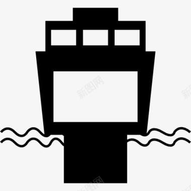 海水产品邮轮图标图标
