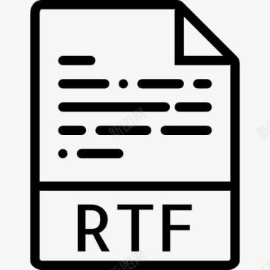 文档RTF图标图标