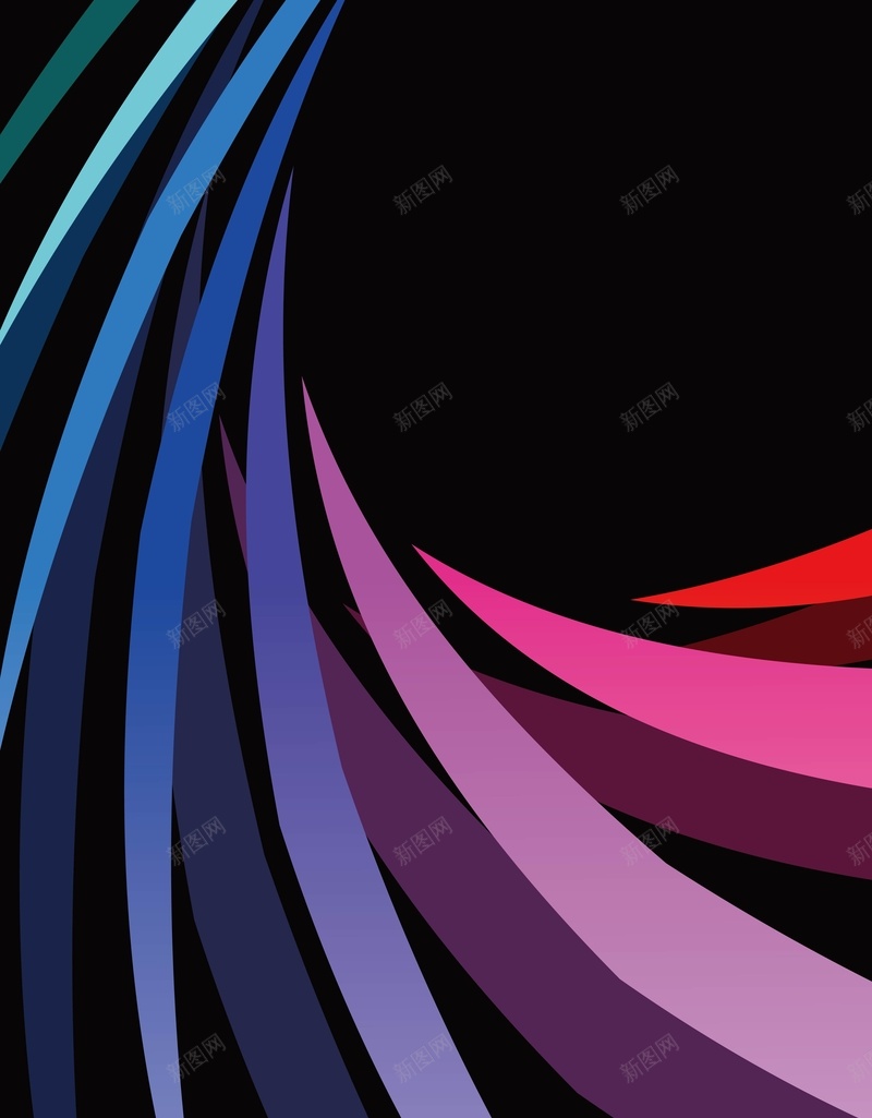 炫彩飘带背景矢量图ai设计背景_88icon https://88icon.com AI 欣喜 海报 炫彩 矢量素材 纹理 背景 飘带 高清背景设计图 矢量图