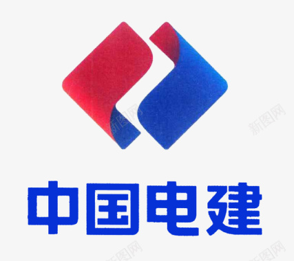 蓝色雏菊中国电建蓝色logo图标图标