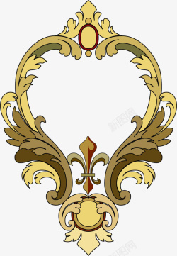 欧式边框花纹素材