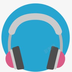 耳机EarPod耳机听着音乐声素材