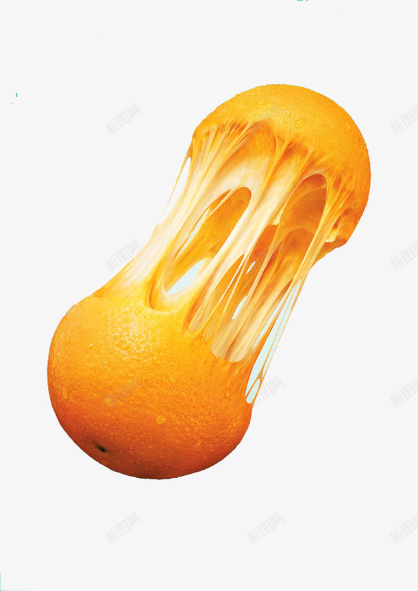 撕扯的橙子png免抠素材_88icon https://88icon.com 橙子 水果 结合 食物 黄色